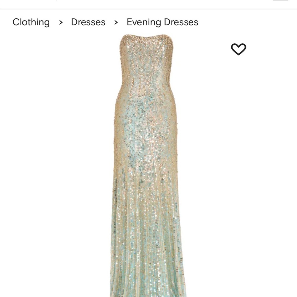 Elegant Sequin Evening Gown